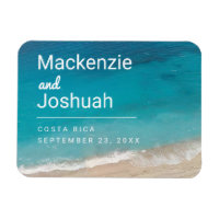 Oceanturkos Vatten Beach Wedding Datumdatum