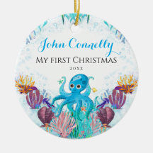 Oceanus Octopus Baby 1: a julen Färgbleck