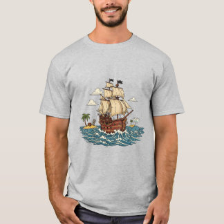 Oceanvågsurfare Kustäventyr T-shirt