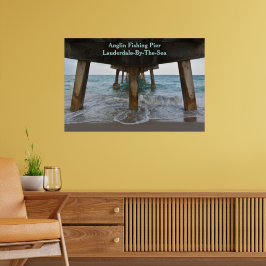 Oceanview under Pier Photographic Poster