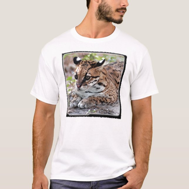 Ocelot 02 11x11 tee shirt (Framsida)