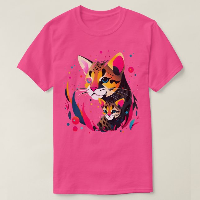 Ocelot Mors dag T Shirt (Design framsida)