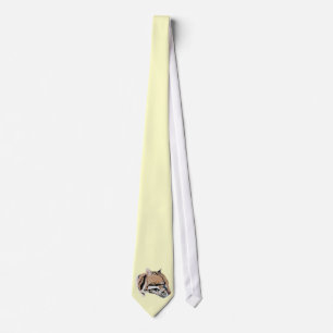 Ocelot Porträtt Slips