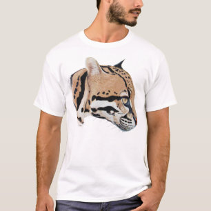 Ocelotporträtt Tee Shirt