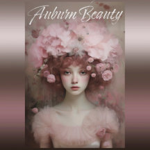 Ocent Beauty - A Womans Porträtt och Flowers