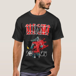 Ocer Goal Firande Albanien Flagga 2025 T Shirt