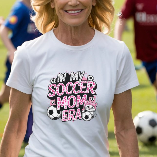 Ocer Mamma Era T Shirt (Soccer Mom Era T-Shirt - Perfect for Cat-Loving Soccer Moms!)