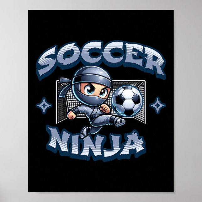 Ocer Ninja Player Martial Arts Karate Poster (Framsidan)