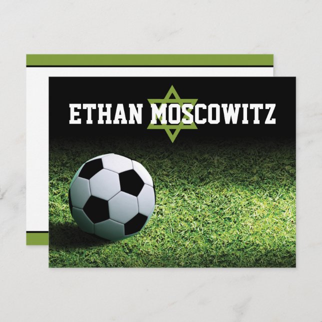 Ocer Pub Mitzvah Flat Tackkort Tack Kort (Fram/baksida)