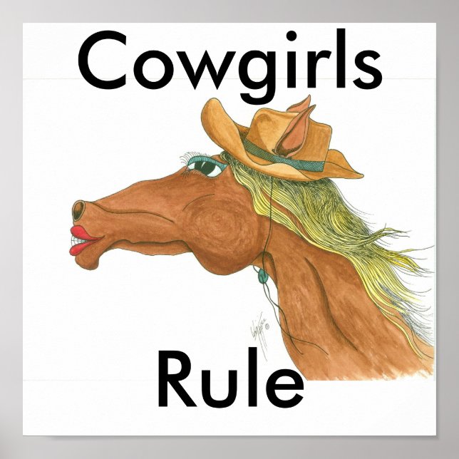 OceTDS189, Cowgirl, Rule Poster (Framsidan)
