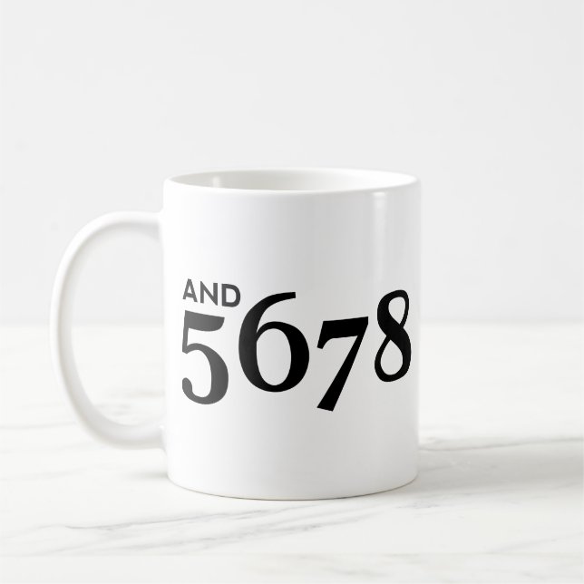Och 5678 kaffemugg (Vänster)