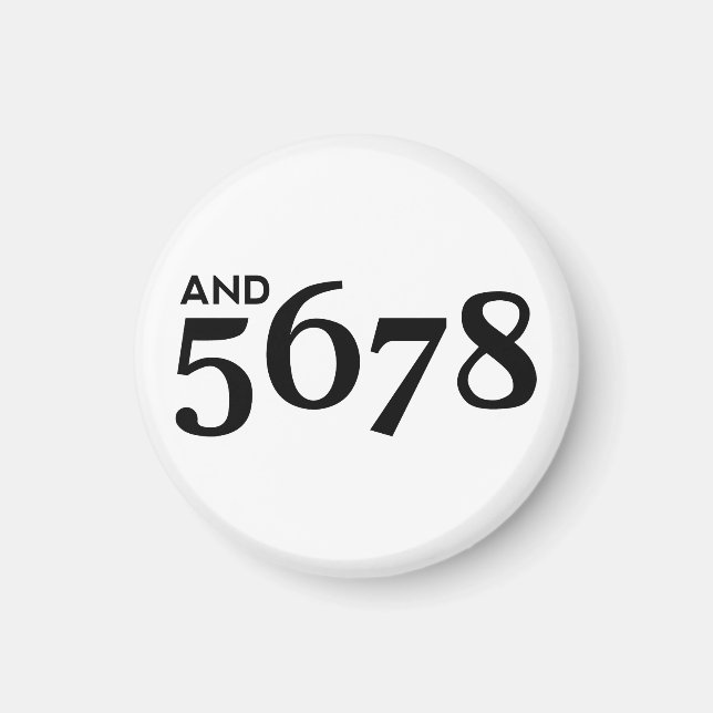 och 5678 magnet (Framsidan)