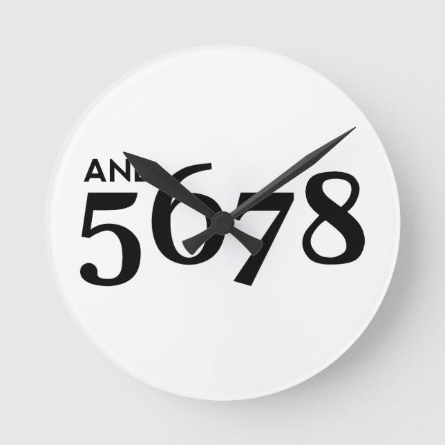 och 5678 rund klocka (Framsida)