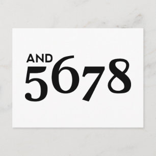 och 5678 vykort