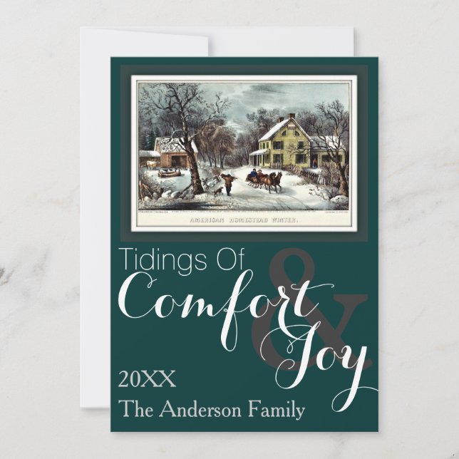 och American Homestead Winter (Framsida)