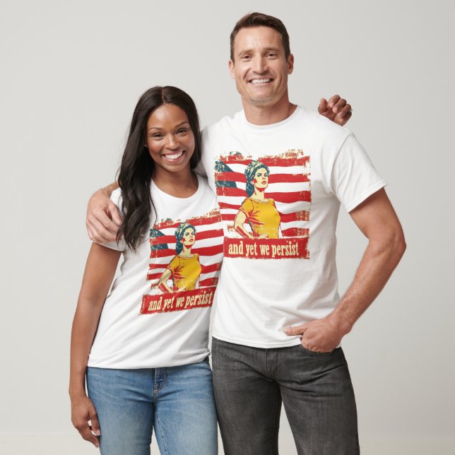 Och ändå fortsätter vi t shirt (Unisex)