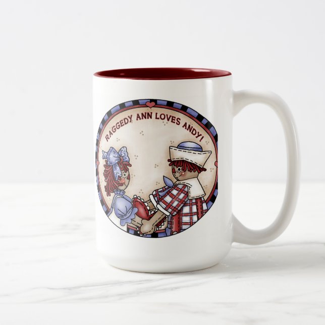 och Andy mugg (Höger)