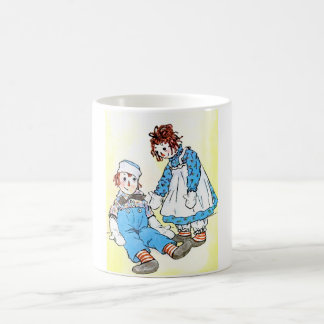 och Andy vintageillustration 1918 Kaffemugg