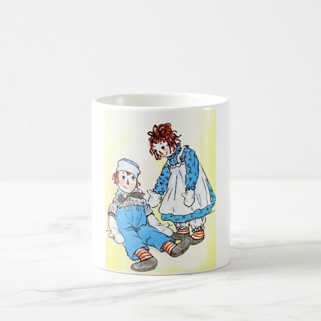 och Andy vintageillustration 1918 Kaffemugg (Center)