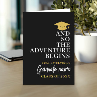 Och Äventyr börjar alltså Svarta Guld Studenten Kort