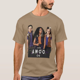 Och awoo på zombies retro t shirt