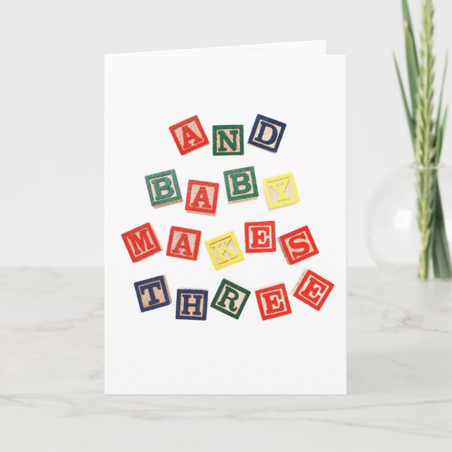 Och baby gör 3 kort (Framsida)