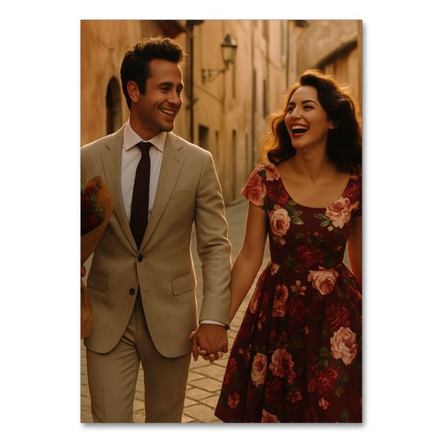  och burgundisk bordsnummer (Framsidan)