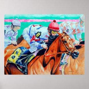 Och de är av, Horse Tävla Poster