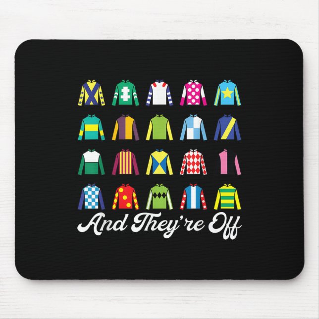 Och de är av Tävlan Derby Day Funny Silke Musmatta (Framsidan)