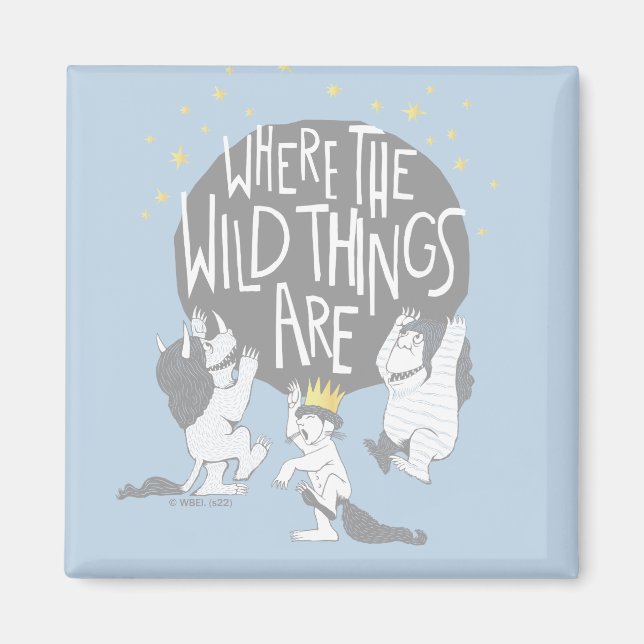 Och de gav ifrån sig rytande bröl! magnet (Framsidan)