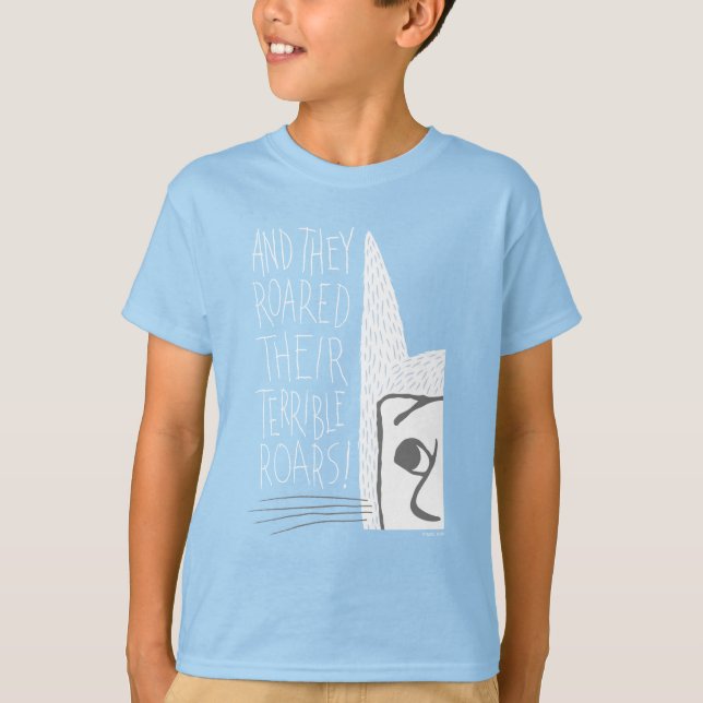 Och de gav ifrån sig rytande bröl! t shirt (Framsida)