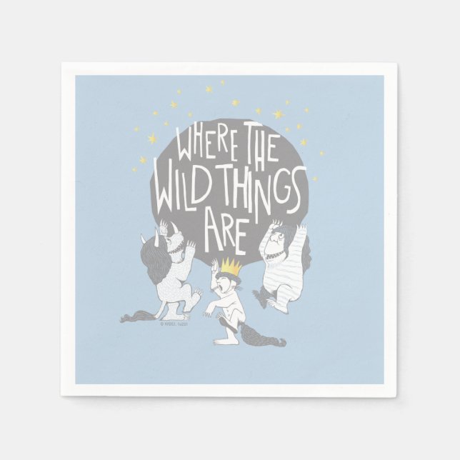 Och de roade sina hemska rorer! pappersservett (Framsidan)