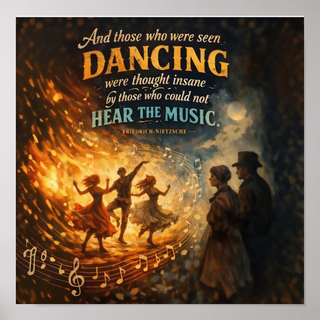 Och de sågs dansa poster (Framsidan)