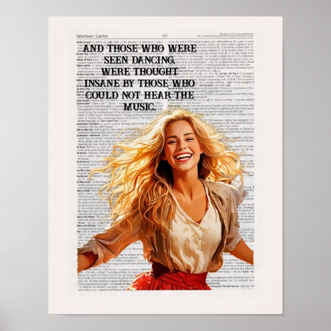 Och de som sågs dansa ~~~ poster (Framsidan)