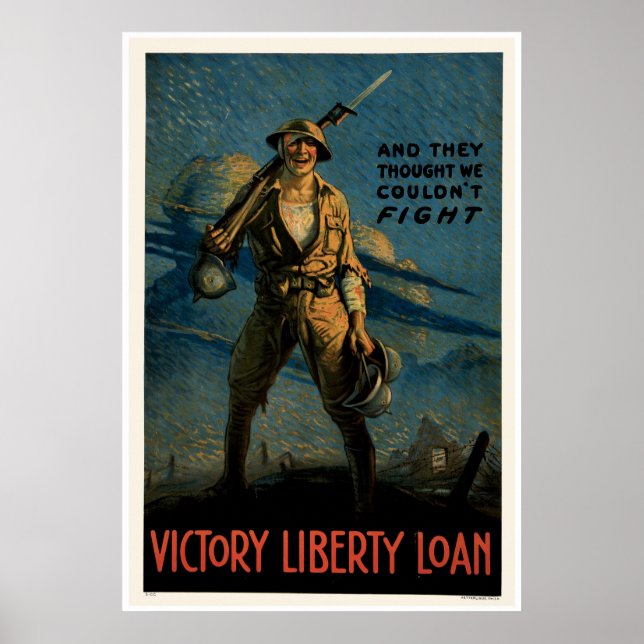 Och de trodde att vi inte kunde slåss poster (Framsidan)