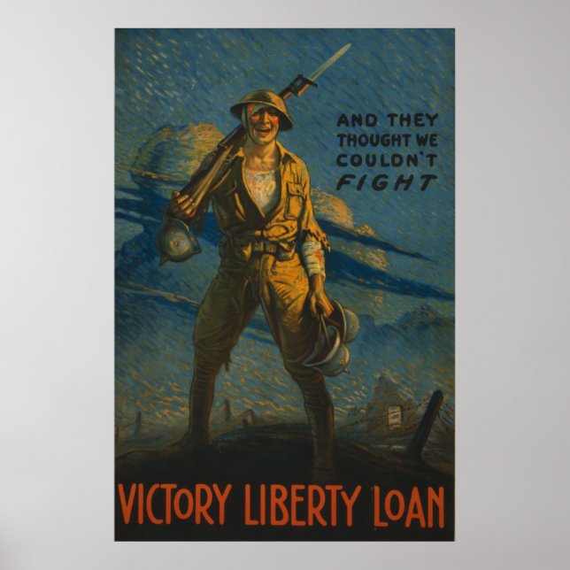 Och de trodde att vi inte kunde slåss poster (Framsidan)