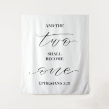 och de två ska bli en — bröllop