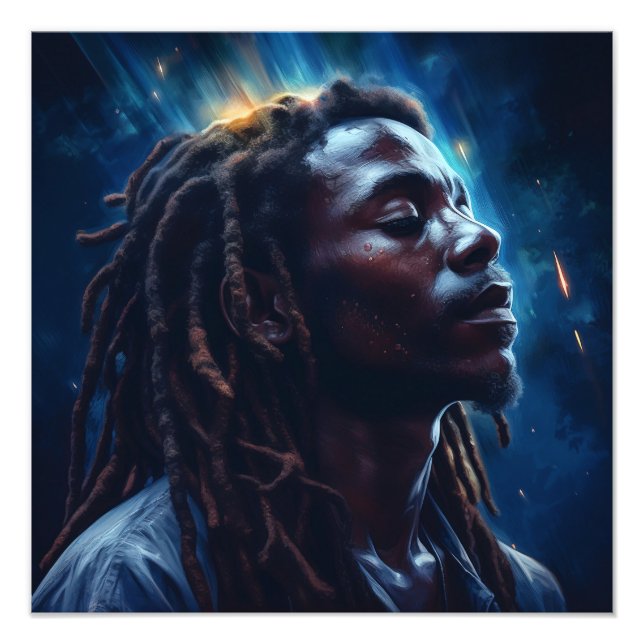 "Och de var alla fyllda med Heligan Ghost" Fototryck (Framsidan)