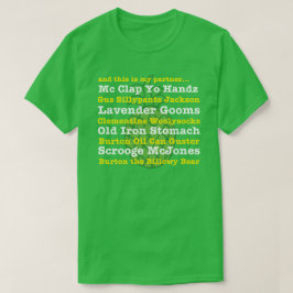 och denna är min partner…, t-shirt