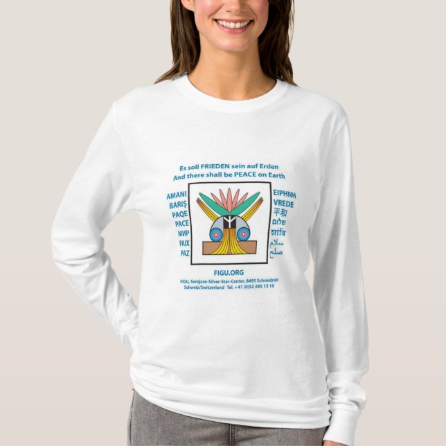Och det ska finnas Peace på jorden T Shirt (Framsida)