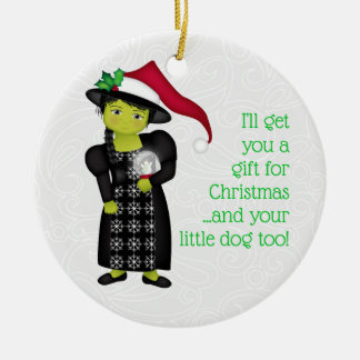 Och din lilla Hund. Wicked Witch WWOO Julgransprydnad Keramik