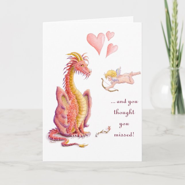 ...och du trodde att du missade! helgkort (Framsida)