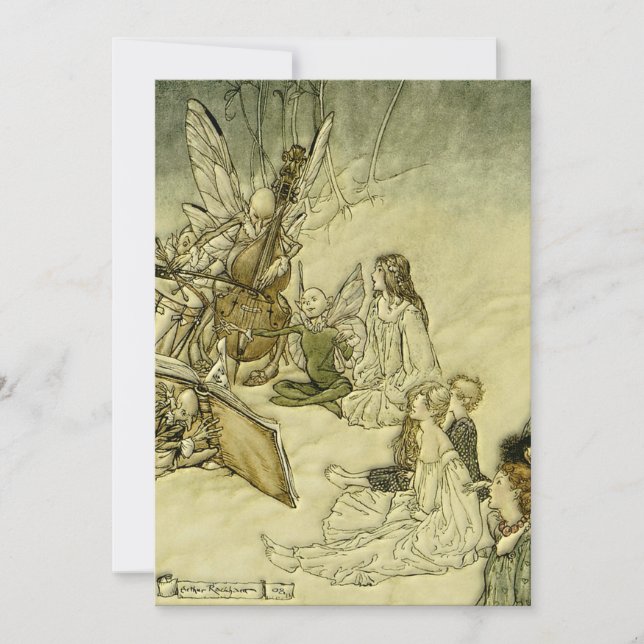 Och en Fairy Sång - Arthur Rackham (Framsida)