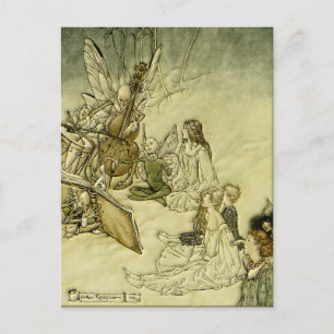 Och en Fairy Sång - Arthur Rackham Vykort