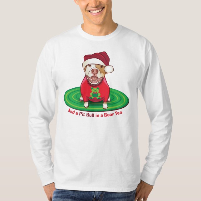 Och en groptjur i björnutslagsplats t-shirt (Framsida)