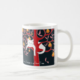 Och en persiska i Pear Träd.. Helgdag Kaffemugg