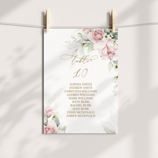  och eukalyptus Bordsnummer 10 Sittplatsdiagram (Skapare uppladdad)