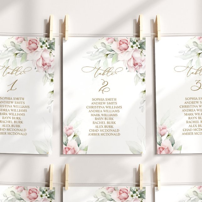  och eukalyptus Bordsnummer 2 Sittdiagram (Skapare uppladdad)