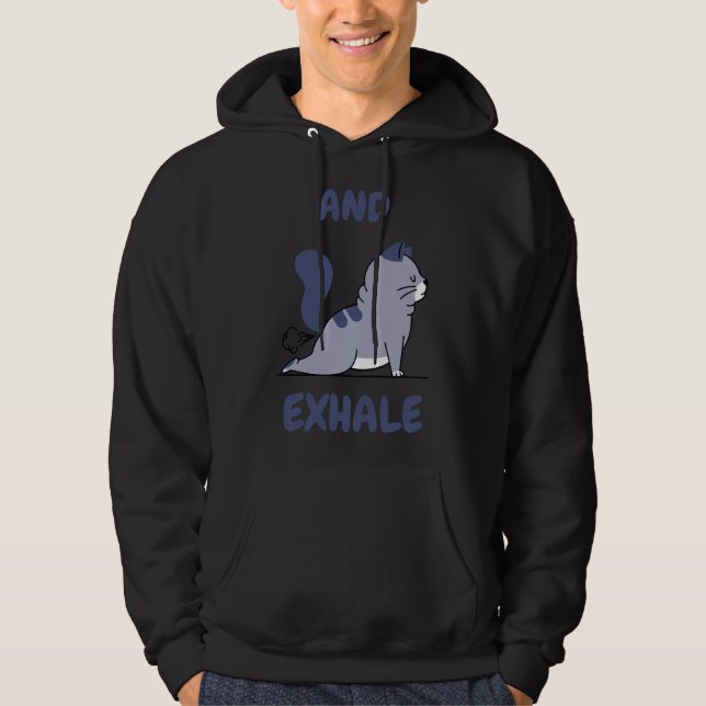 och Exhale Yoga Hoodie (Framsida)