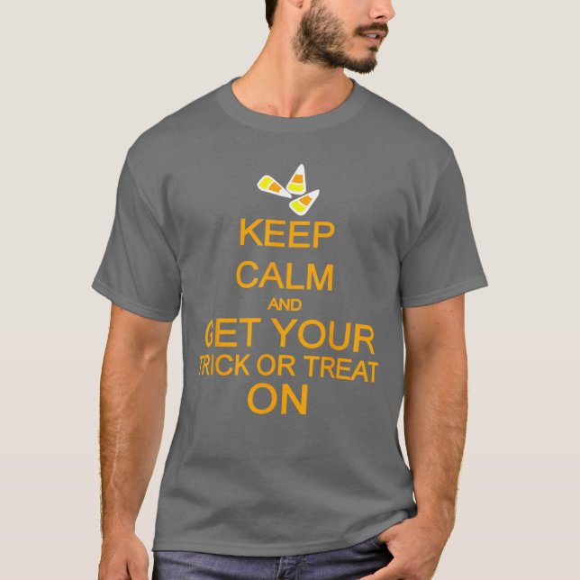 Och få Bus eller godis på T Shirt (Framsida)
